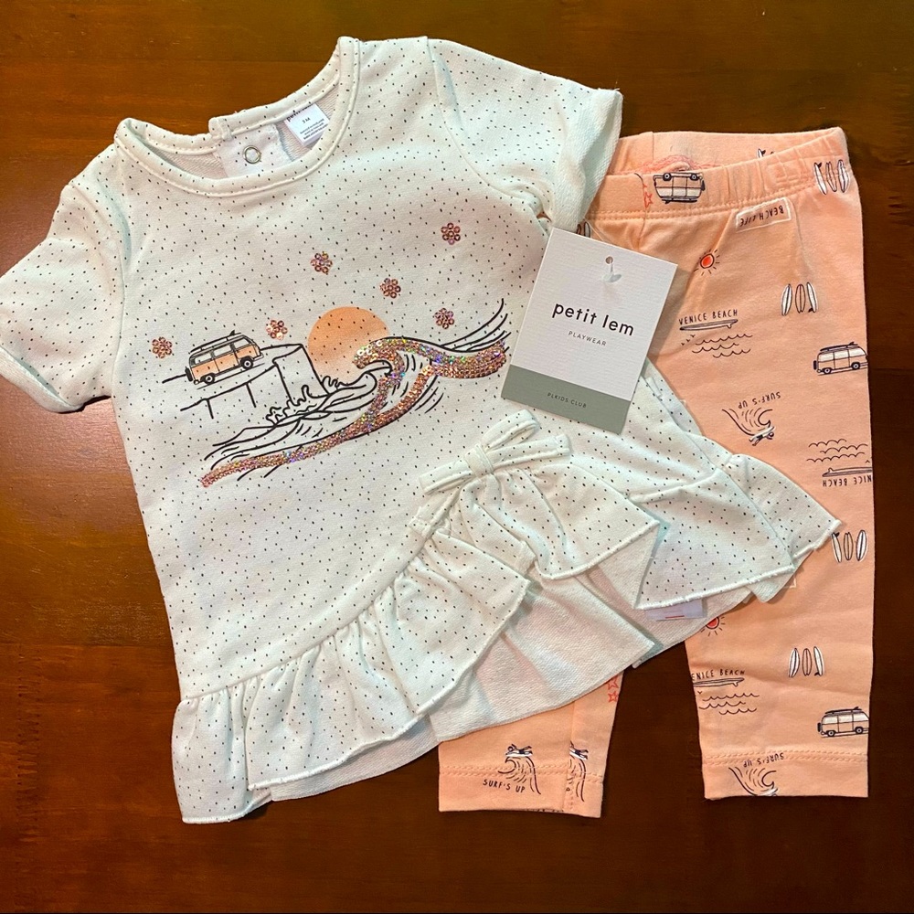 NWT Petit Lem 2-Piece Set Size 3 Months